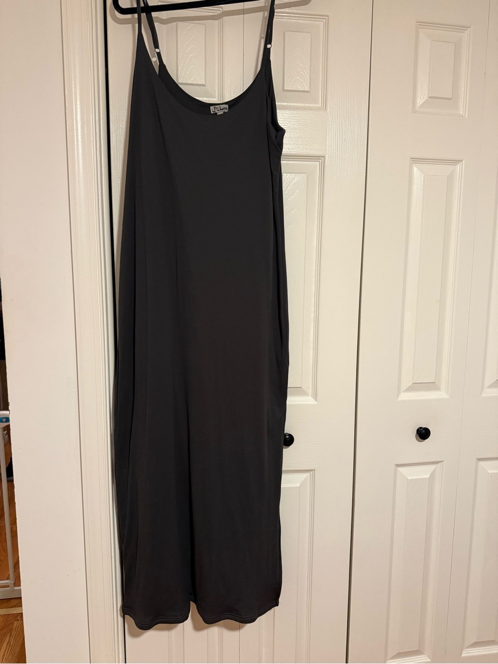 J for Justify Slip Maxi Dress with Adjustable Straps